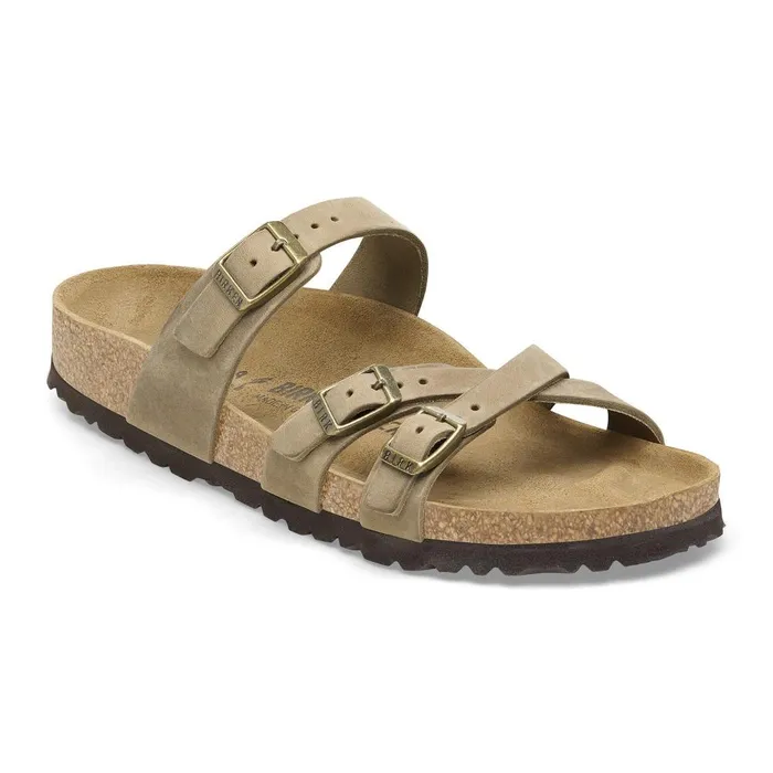 Women Birkenstock MultiStrap Franca Tobacco Brown