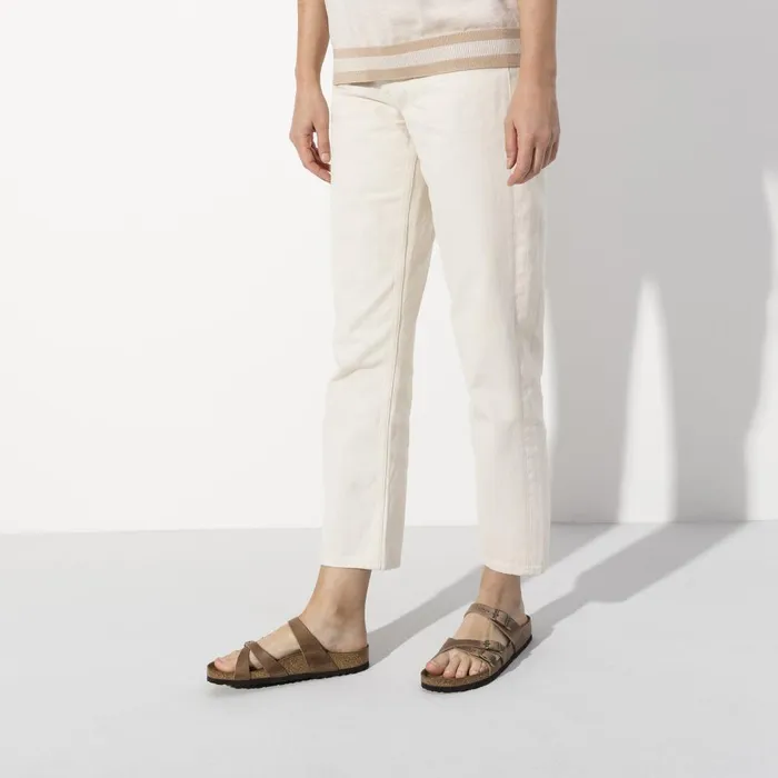 Women Birkenstock MultiStrap Franca Tobacco Brown