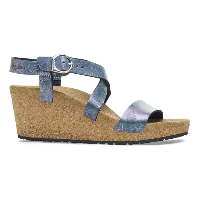 Women Birkenstock MultiStrap Sibyl Metallic Black