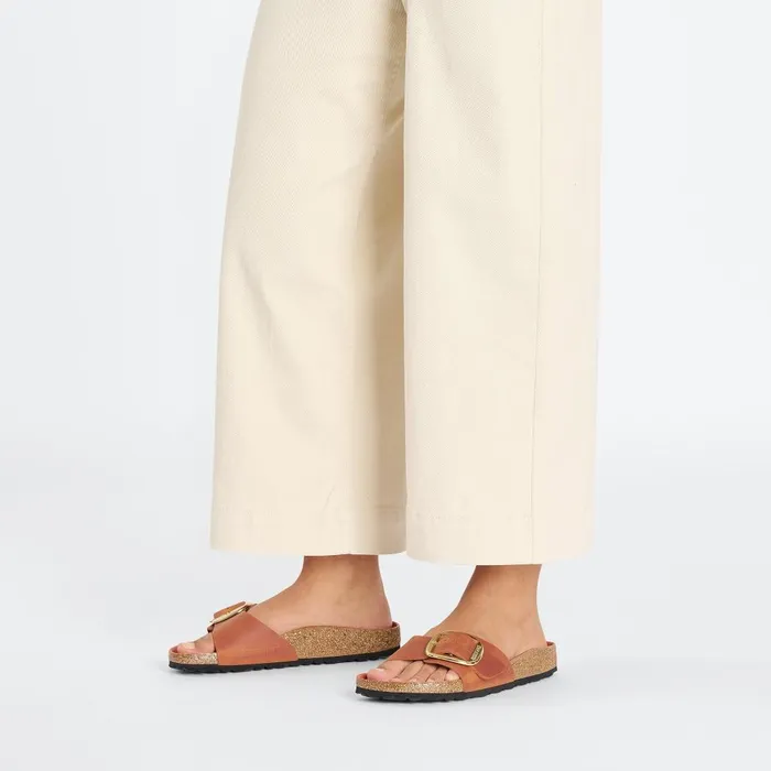 Women Birkenstock OneStrap Madrid Big Buckle Burnt Orange