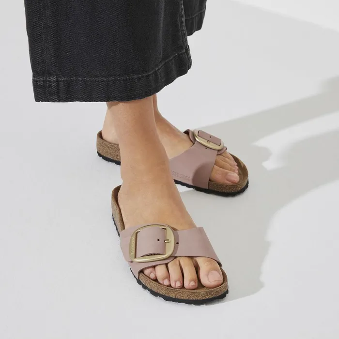 Women Birkenstock OneStrap Madrid Big Buckle Old Rose