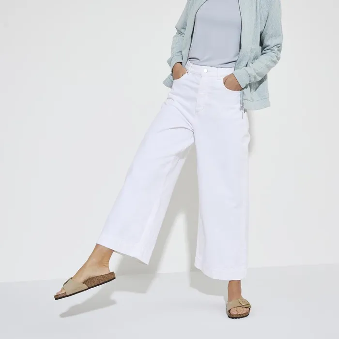 Women Birkenstock OneStrap Madrid Big Buckle Sandcastle