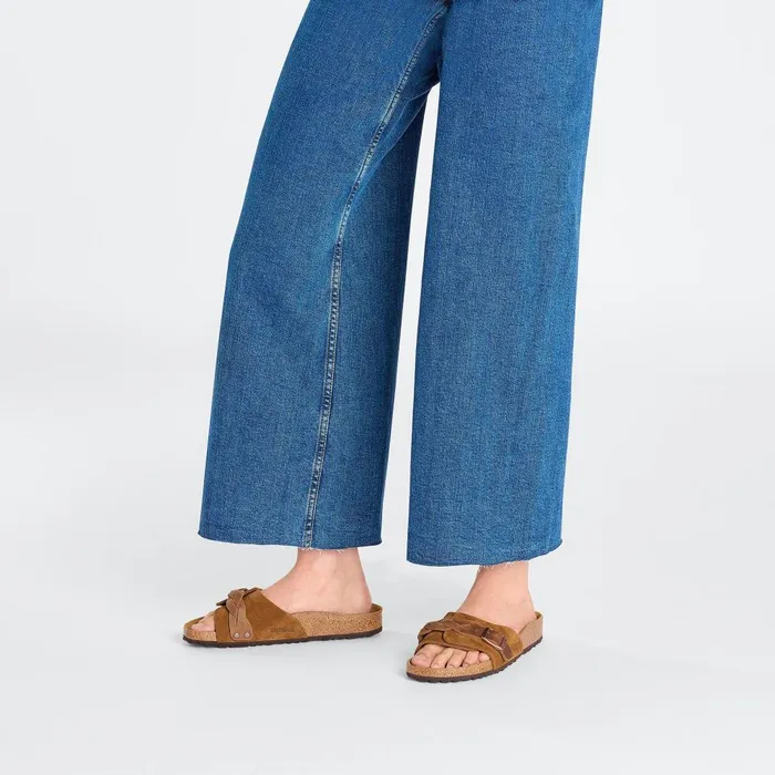 Women Birkenstock OneStrap Oita Braided Mink