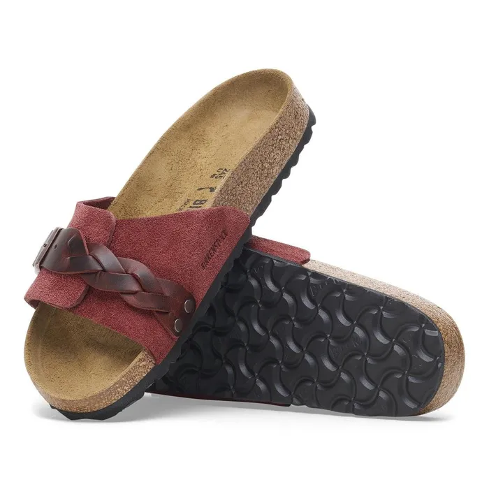 Women Birkenstock OneStrap Oita Braided Zinfandel