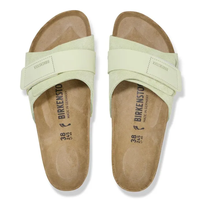 Women Birkenstock OneStrap Oita Faded Lime