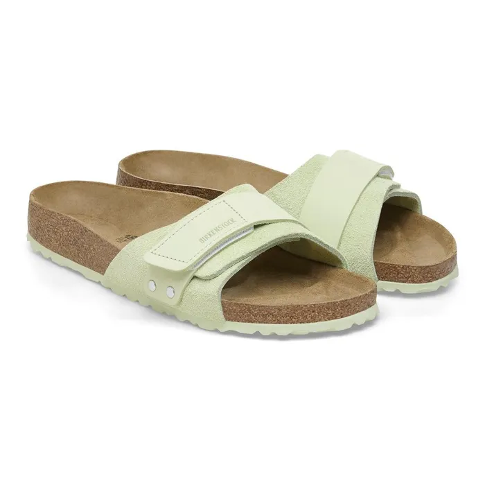 Women Birkenstock OneStrap Oita Faded Lime