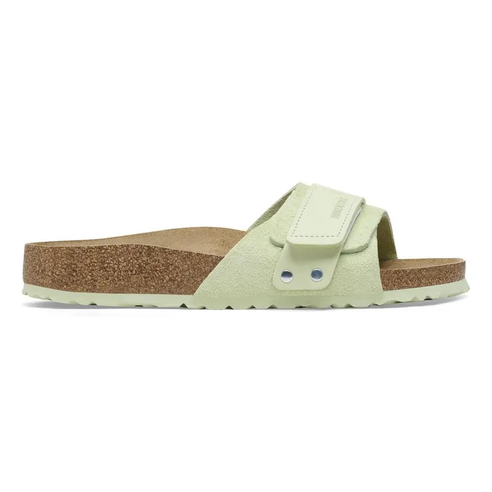 Women Birkenstock OneStrap Oita Faded Lime