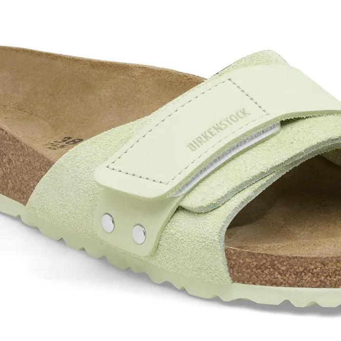 Women Birkenstock OneStrap Oita Faded Lime