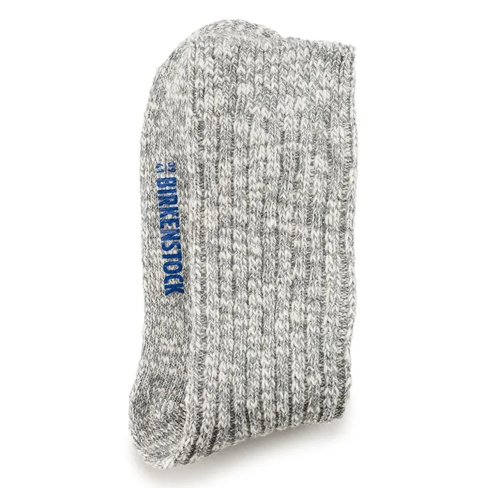 Women Birkenstock Socks Cotton Slub Graywhite
