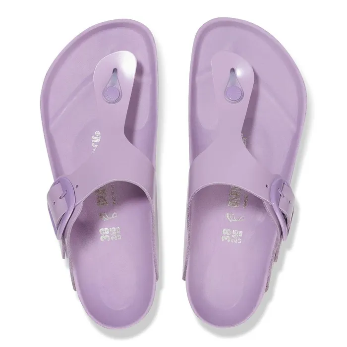 Women Birkenstock Thong Gizeh Big Buckle Highshine Crocus