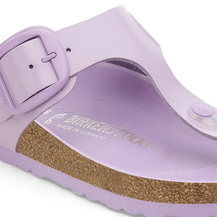 Women Birkenstock Thong Gizeh Big Buckle Highshine Crocus
