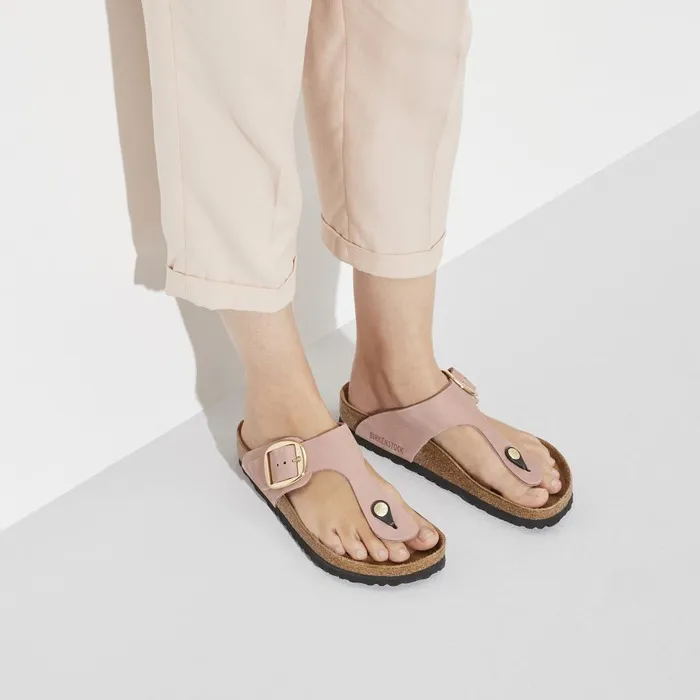 Women Birkenstock Thong Gizeh Big Buckle Old Rose