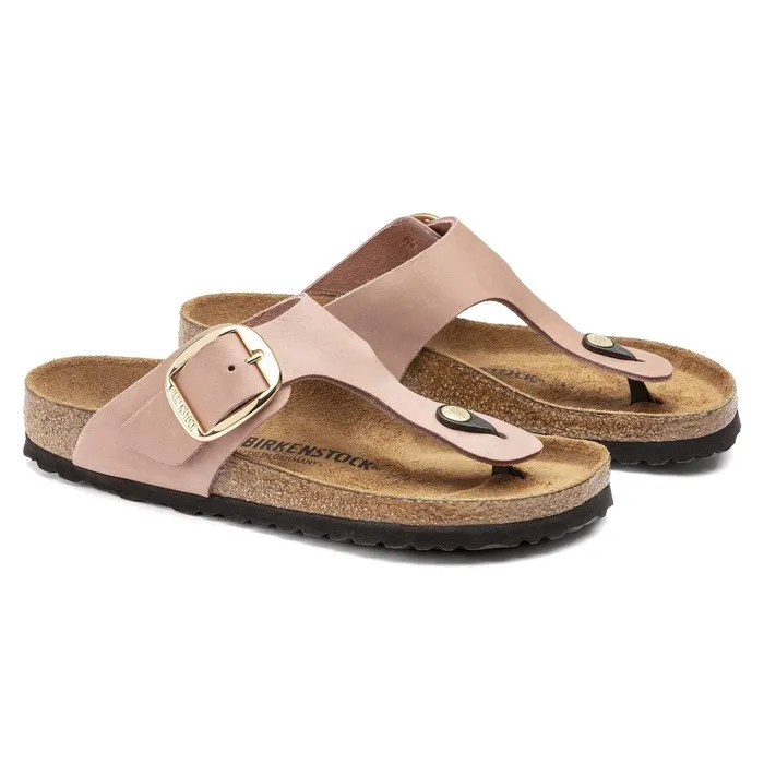 Women Birkenstock Thong Gizeh Big Buckle Old Rose