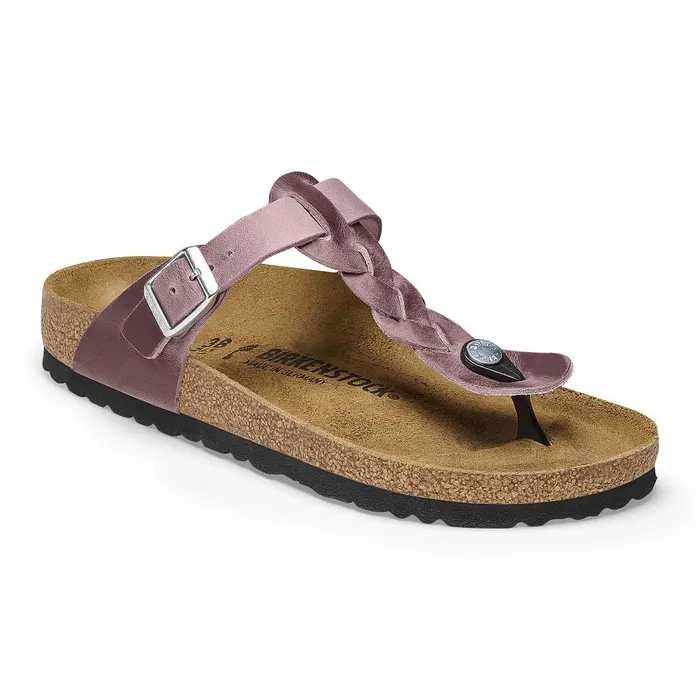 Women Birkenstock Thong Gizeh Braided Lavender