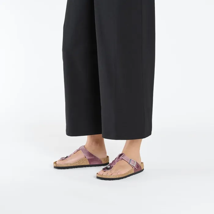 Women Birkenstock Thong Gizeh Braided Lavender