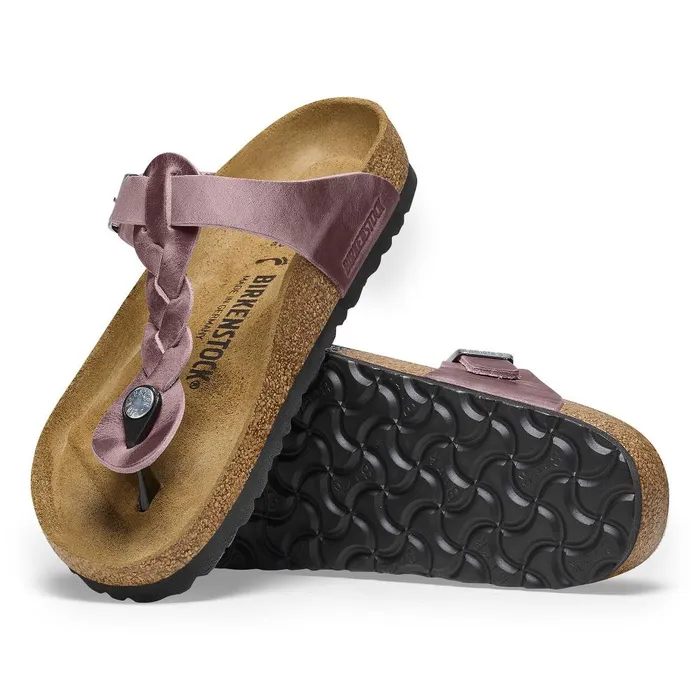 Women Birkenstock Thong Gizeh Braided Lavender