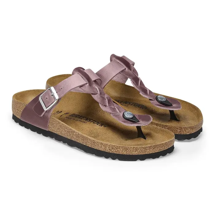 Women Birkenstock Thong Gizeh Braided Lavender