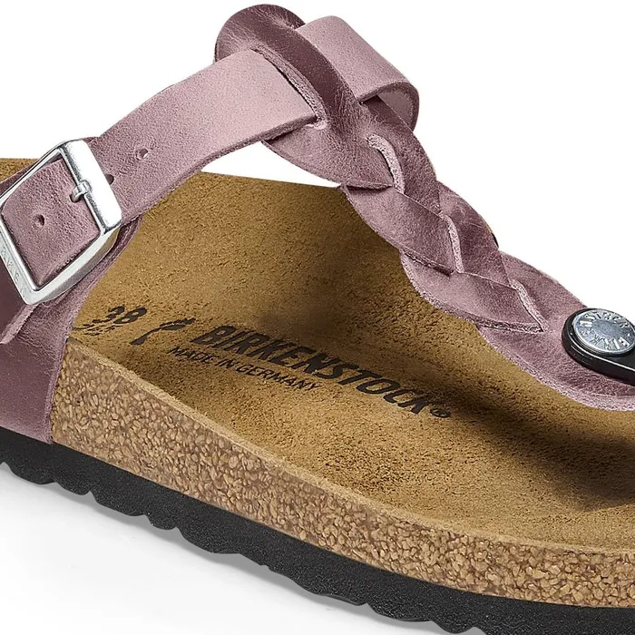 Women Birkenstock Thong Gizeh Braided Lavender