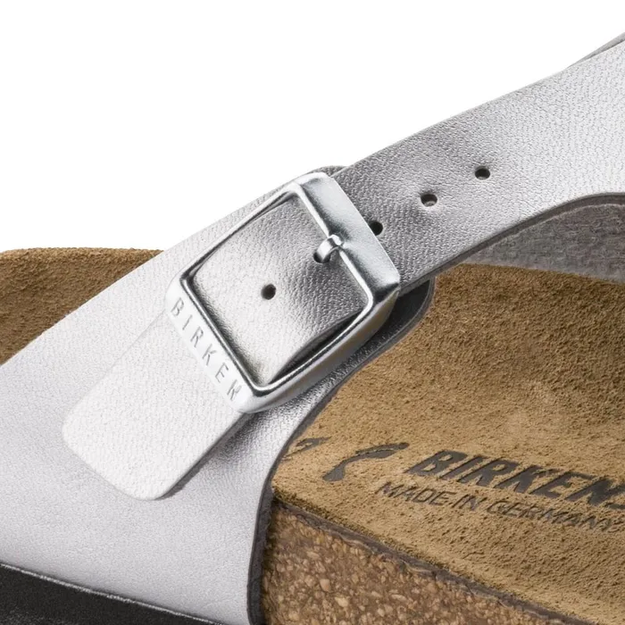 Women Birkenstock Thong Gizeh Silver