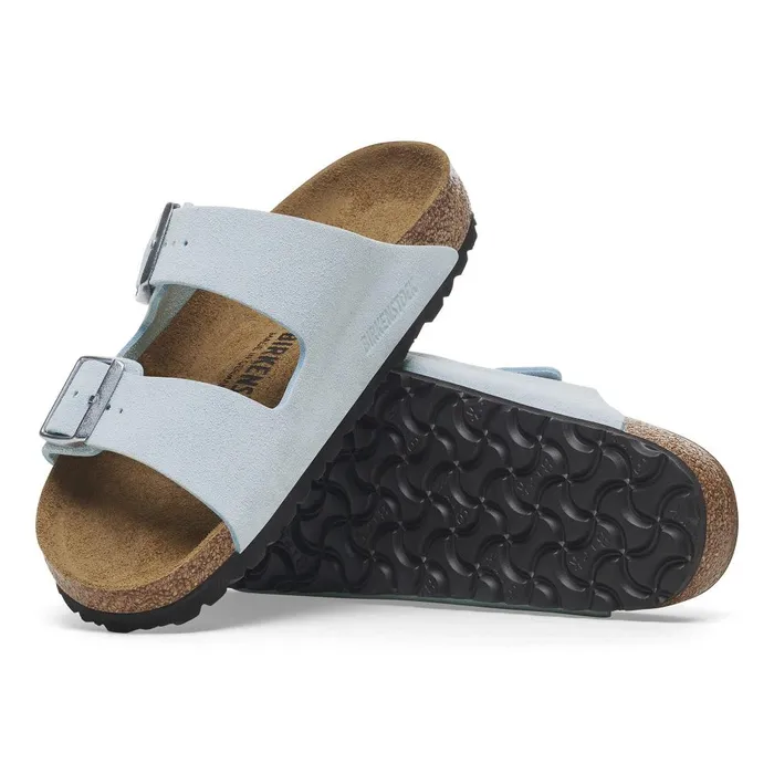 Women Birkenstock TwoStrap Arizona Baby Blue