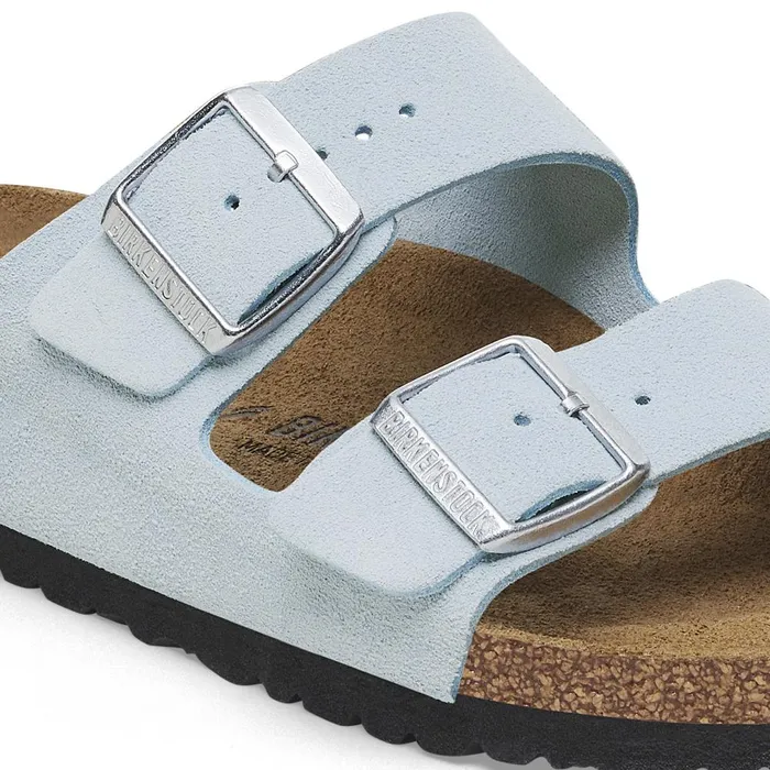 Women Birkenstock TwoStrap Arizona Baby Blue