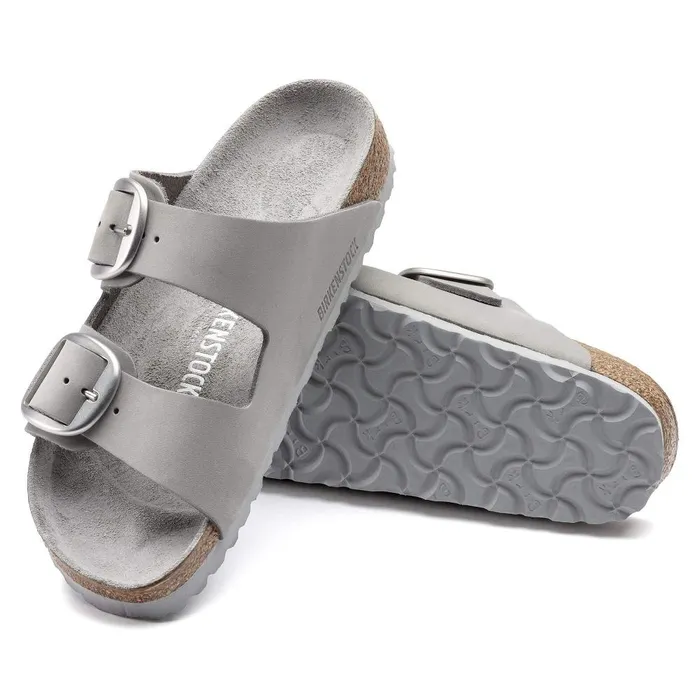 Women Birkenstock TwoStrap Arizona Big Buckle Dove Gray