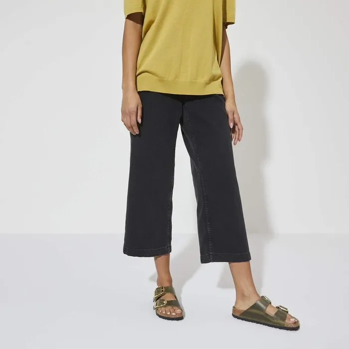 Women Birkenstock TwoStrap Arizona Big Buckle Olive Green