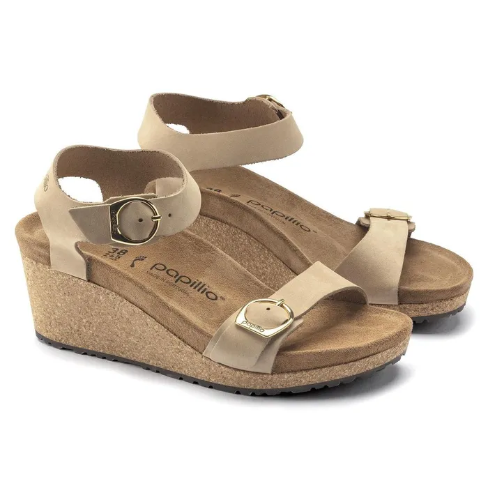 Women Birkenstock TwoStrap Soley Sandcastle