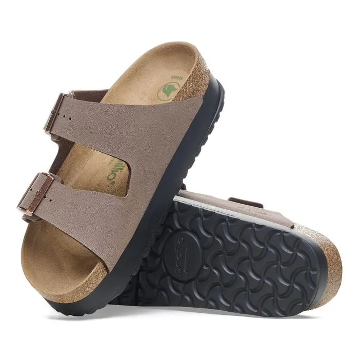 Women Birkenstock Wedges and Platforms Arizona Flex Platform Mocha