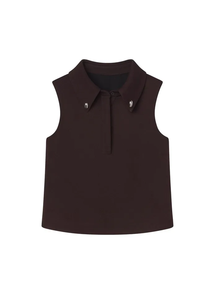 Women Blaine Sleeveless Top Chocolate Plum ALC Tops