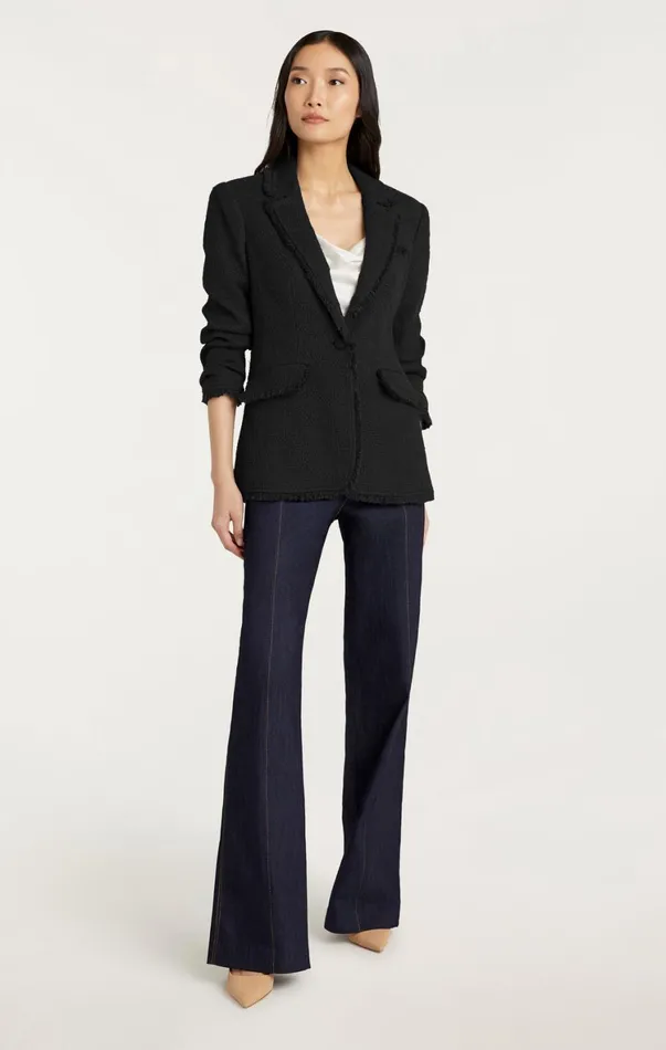 Women Blazers Cinq Sept Boucle Khloe Blazer Black