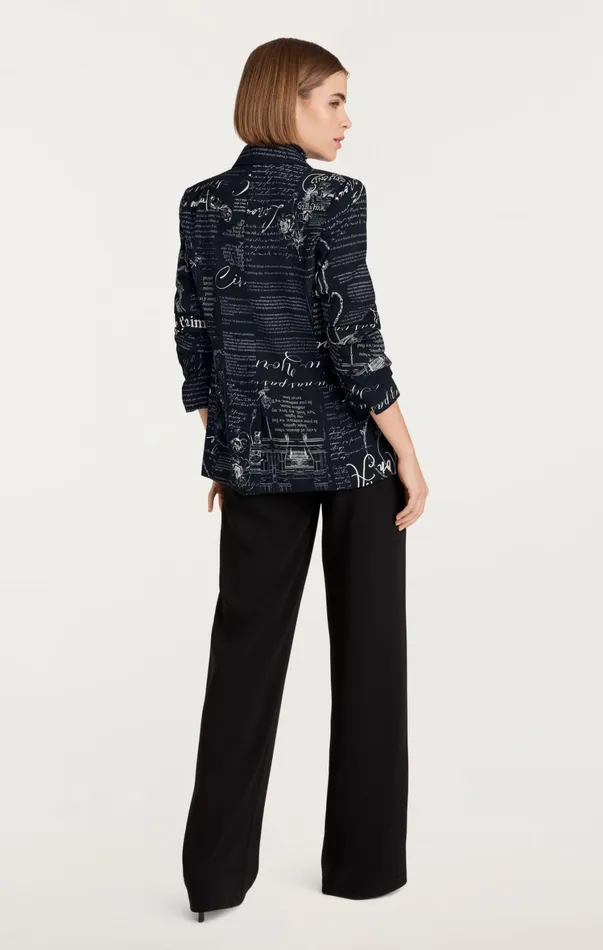 Women Blazers Cinq Sept Love Stories Kylie Blazer Blackwhite