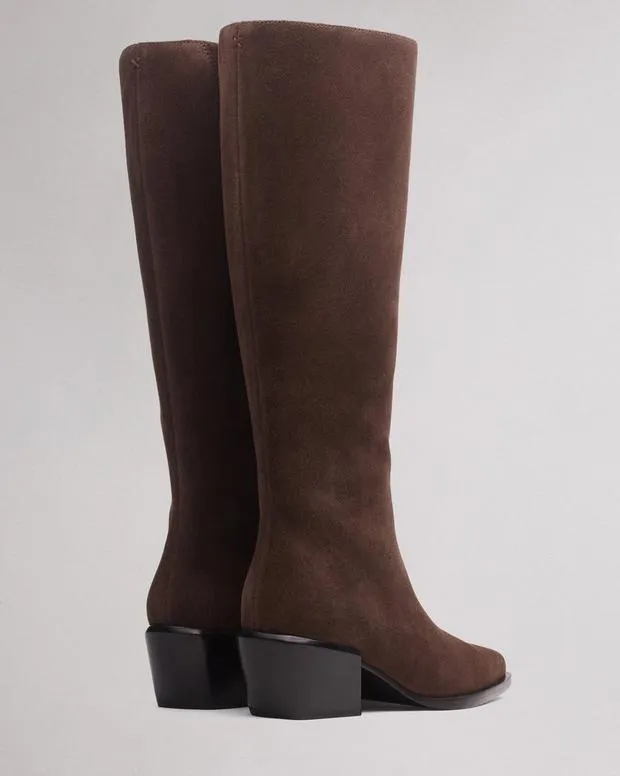 Women Boots Rag and Bone Joni KneeHigh Boot Dark Espresso Suede