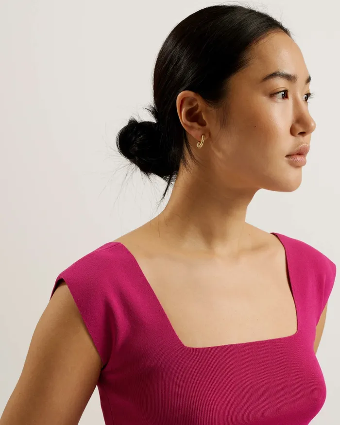 Women BRENHA 8211 Sleeveless Knitted Crop Top Purple Ted Baker Tops and Blouses Women BRENHA 8211 Sleeveless Knitted Crop Top Purple Ted Baker Tops and Blouses