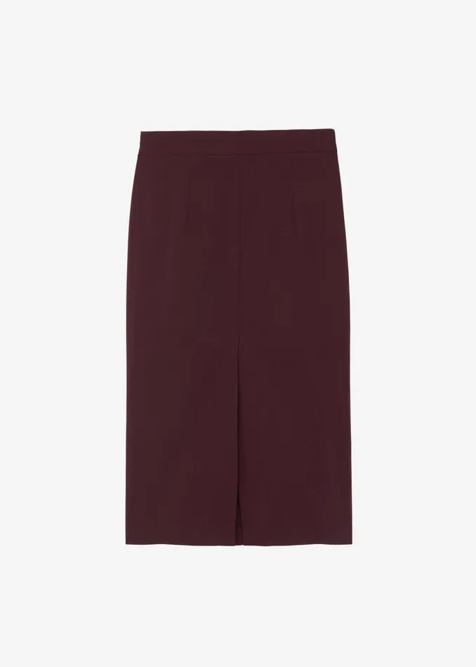 Women Brooklyn Midi Skirt 8211 Burgundy The Frankie Shop Bottoms
