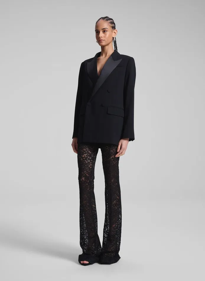 Women Calla Oversized Tailored Tux Jacket Blackblack ALC Jackets and Coats