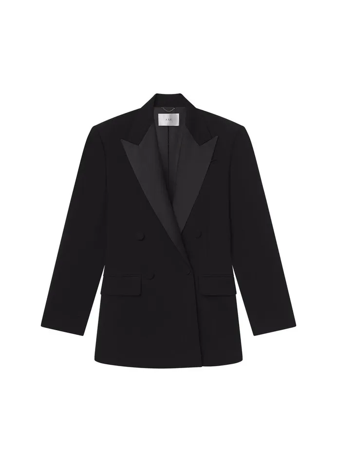 Women Calla Oversized Tailored Tux Jacket Blackblack ALC Jackets and Coats