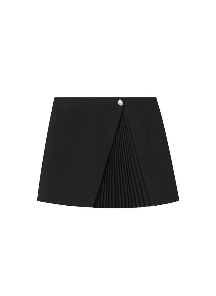 Women Callen Pleated Mini Skirt Black ALC Bottoms