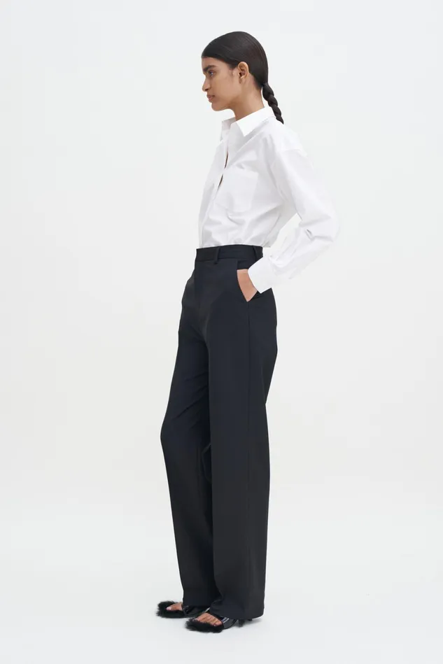 Women Cara Cool Wool Trouser Black Filippa K Trousers