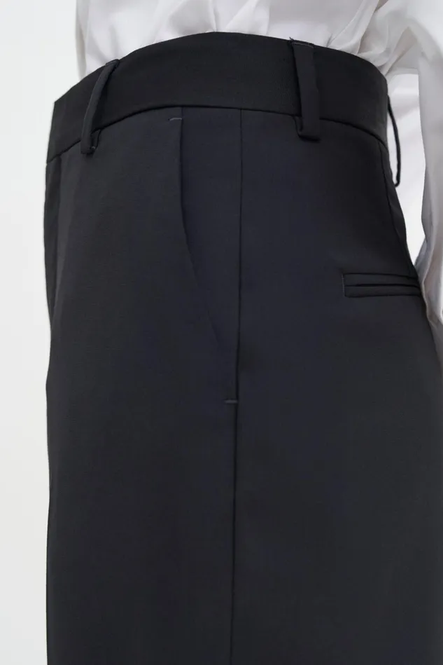 Women Cara Cool Wool Trouser Black Filippa K Trousers