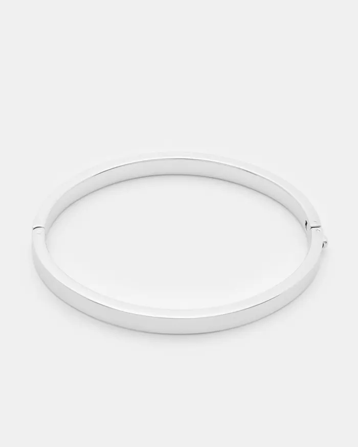 Women CLEMINA 8211 Hinged Bangle Silver Colour Ted Baker Jewellery Women CLEMINA 8211 Hinged Bangle Silver Colour Ted Baker Jewellery