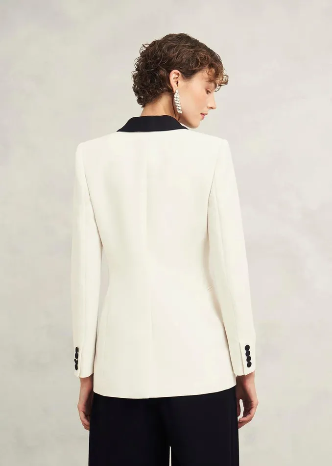 Women Coats and Jackets Hobbs Charlecote Jacket Ivory Black