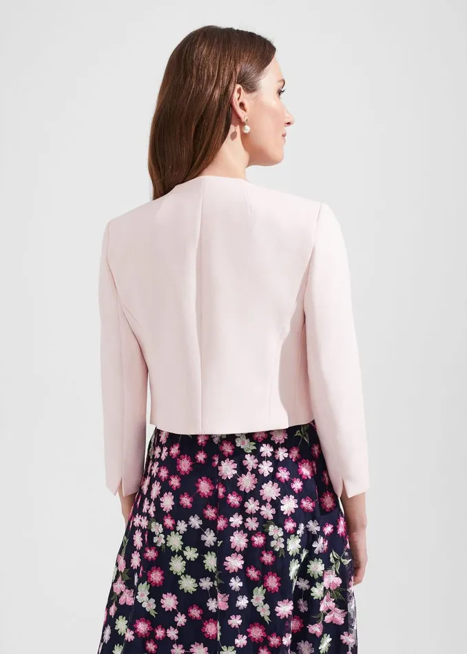 Women Coats and Jackets Hobbs Elize Jacket Pale Pink
