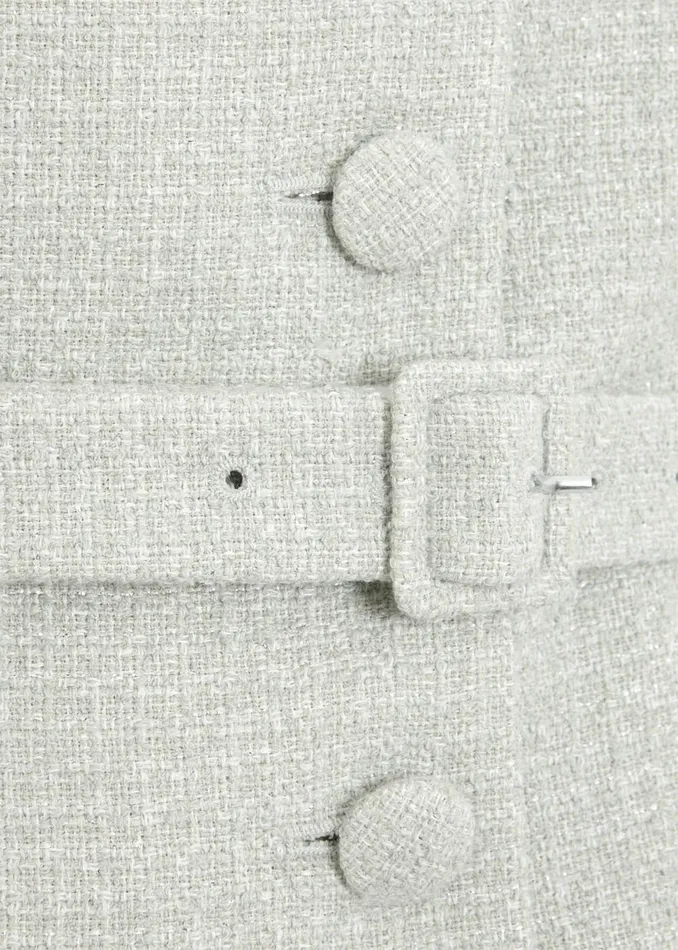 Women Coats and Jackets Hobbs Marta Tweed Jacket Sage Green