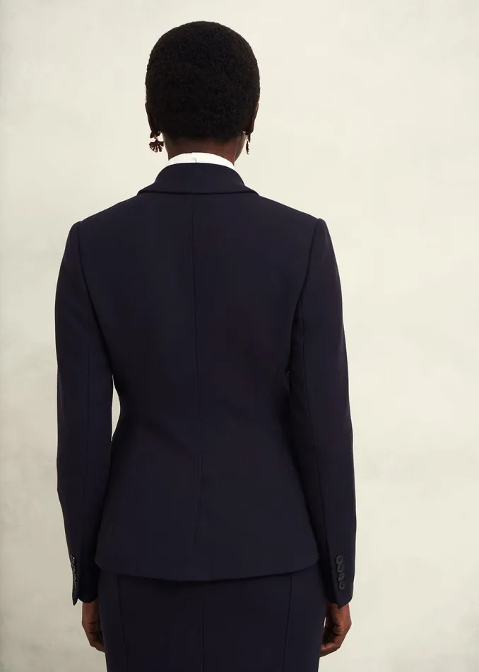Women Coats and Jackets Hobbs Petite Aly Jacket Navy