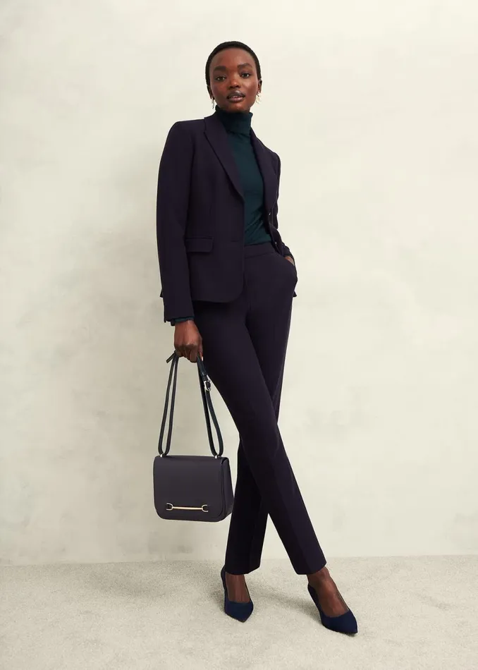 Women Coats and Jackets Hobbs Petite Aly Jacket Navy