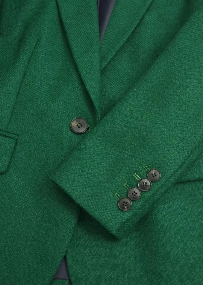 Women Coats and Jackets Hobbs Petite Blake Wool Jacket Agate Green