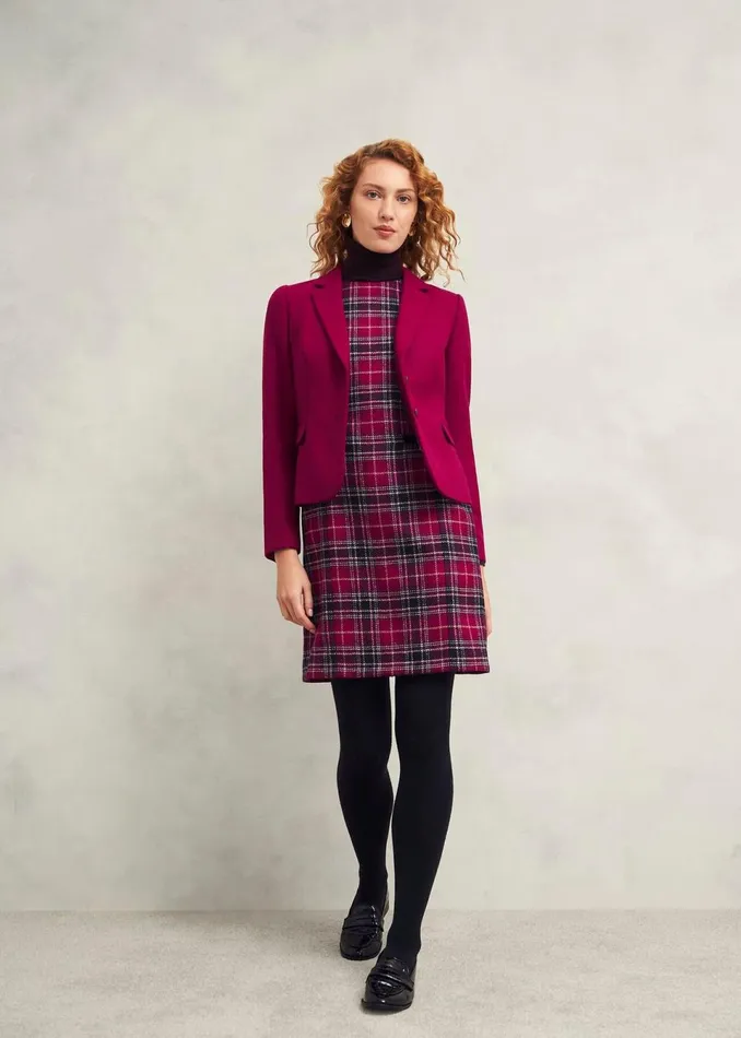 Women Coats and Jackets Hobbs Petite Hackness Jacket Pink