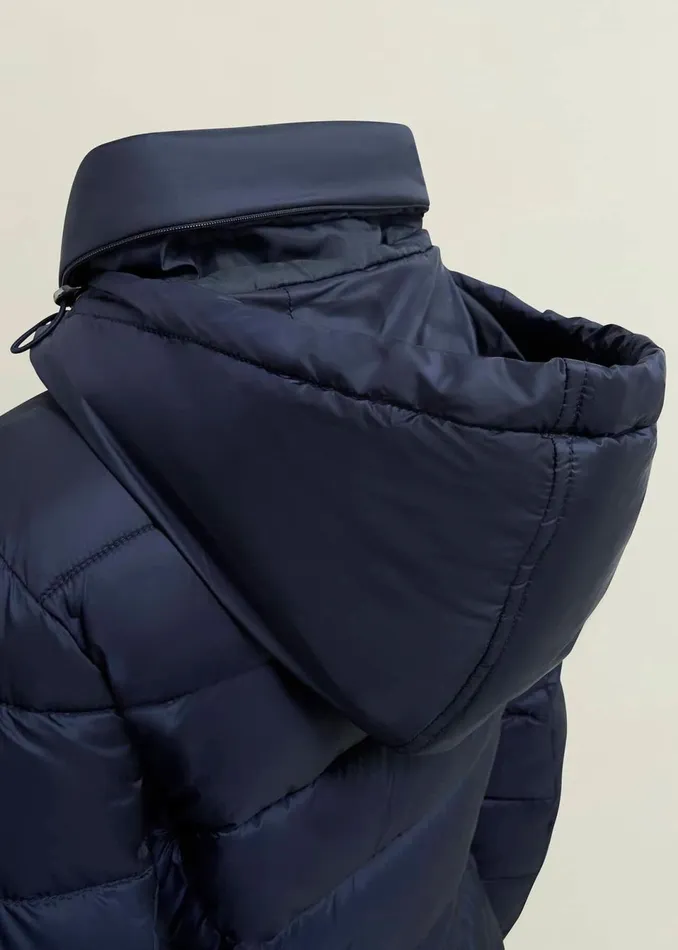 Women Coats and Jackets Hobbs Tonicha Puffer Navy