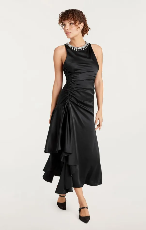 Women Cocktail and Evening Cinq Sept Georgie Dress Black